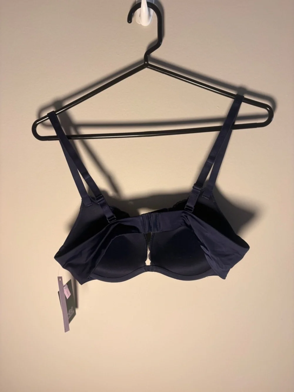 Target Navy Lace-Edge T-Shirt Push Up Bra - Picture 2 of 2